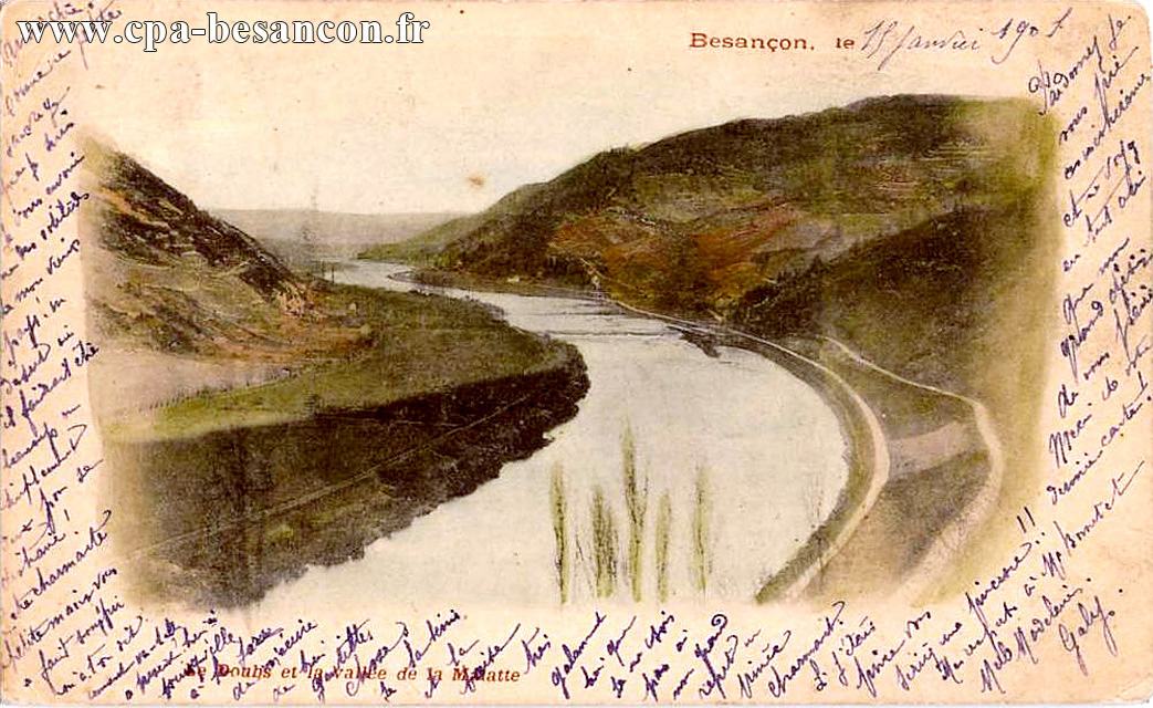Besançon - Le Doubs et la Vallée de la Malatte